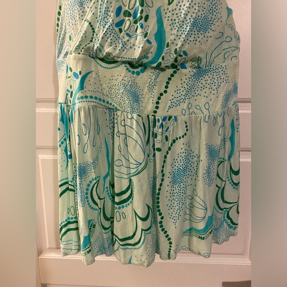 Vintage Y2k Guess Open Back Halter Neck Multi Print Dress - Picture 7 of 11